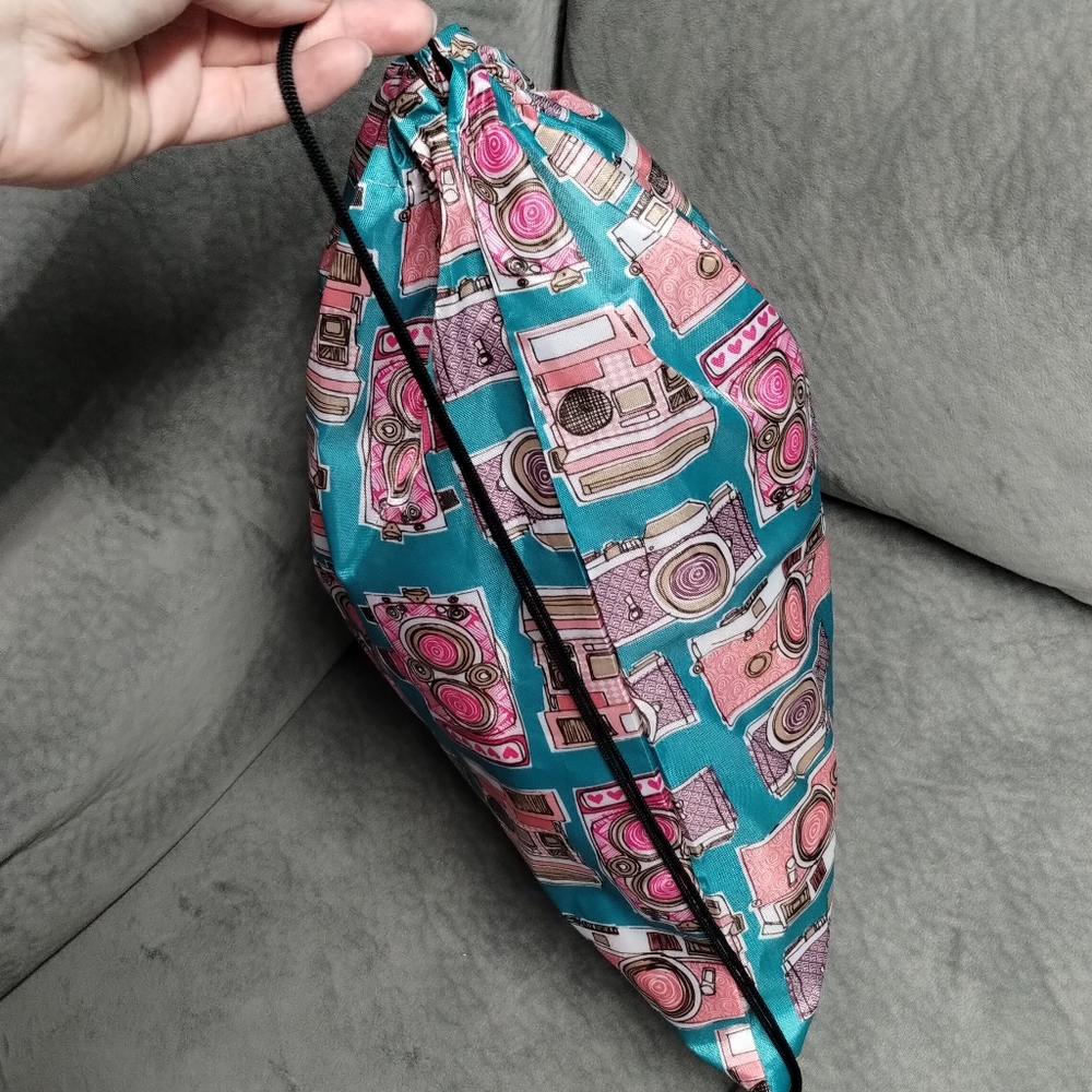Cute Camera Drawstring Bag - Picture 4 of 5
